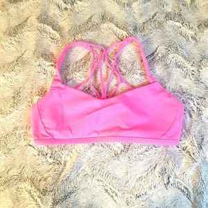 Lululemon Free to be Zen Bra, 10, Dark Prosm Pink